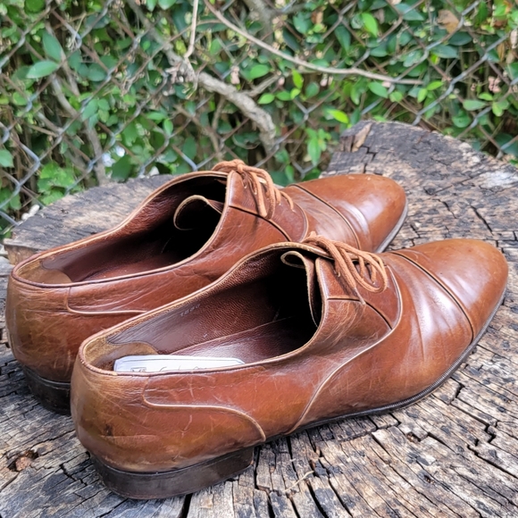 Sandro Moscoloni Shoes Lace Up Cap Toe Men\'s Size US 14 N